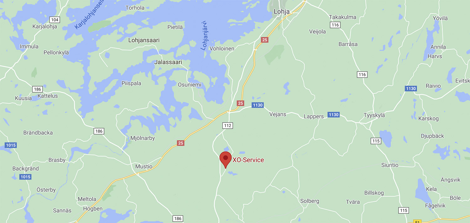 * XO-Service * Vähäteutarintie 350 * 08700 LOHJA *